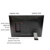 10.1-Inch Digital Photo Frame, Touch Screen HD Display, 1280x800 Resolution, 16GB Storage, Share Photos via App/Email/Cloud, Auto-Rotate, Detachable Stand view 3