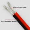 2/5/10m Extra Soft Silicone red Black Parallel Wire 2P high and Low Temperature Resistant -60-200 tinned Copper 26-8AWG DIY LED Cable(10M,8 AWG) view 3