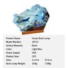 Handmade 3D Resin lamp - Ocean Resin Night lamp, Ocean-Themed Perspective Painting, Adjustable lamp, Men's Office Decoration, Bedroom Decoration (Model B, 9 * 6in) view 2