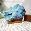Handmade 3D Resin lamp - Ocean Resin Night lamp, Ocean-Themed Perspective Painting, Adjustable lamp, Men's Office Decoration, Bedroom Decoration (Model B, 9 * 6in) view 4