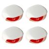 Automatic cord reel, Retractable Recovery Cord Reel Wire Collection Organizer, for USB Cables, Headphone Cable, Data Charging Cable Tangle (4*White) view 1