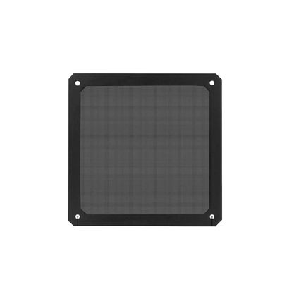 1pc Guard with Hole for PC Computer Case Cooling Fan, Magnetic Frame Dust Filter Dust Mesh Cover Square(Black,8cm)