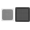 1pc Guard with Hole for PC Computer Case Cooling Fan, Magnetic Frame Dust Filter Dust Mesh Cover Square(Black,8cm) view 3