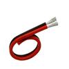 2/5/10m Extra Soft Silicone red Black Parallel Wire 2P high and Low Temperature Resistant -60-200 tinned Copper 26-8AWG DIY LED Cable(5M,22 AWG) view 1