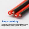 2/5/10m Extra Soft Silicone red Black Parallel Wire 2P high and Low Temperature Resistant -60-200 tinned Copper 26-8AWG DIY LED Cable(10M,18 AWG) view 4