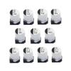 20pcs SMD Electrolytic Capacitor Aluminum 10V 16V 25V 35V 50V 1UF 2.2UF 4.7UF 10UF 22UF 47UF 100UF(25V 10UF 4X5.4) view 1