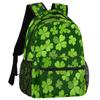 Adornori Green Clover Shamrock Backpack for Women Men Shoulder Computer Laptop Adults Backpack St. Patrick's Day Sports Hiking Gym Workout Travel Casual Daypack view 1