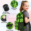 Adornori Green Clover Shamrock Backpack for Women Men Shoulder Computer Laptop Adults Backpack St. Patrick's Day Sports Hiking Gym Workout Travel Casual Daypack view 4