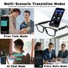Ai Translation Smart Glasses with Chat GPT, Bluetooth 5.3 for Men Women with 150 Language & Accents, IP67, Color-Change Lens Clear Headphone with Speaker Sunglasses for Travel Meeting Trade Business view 4