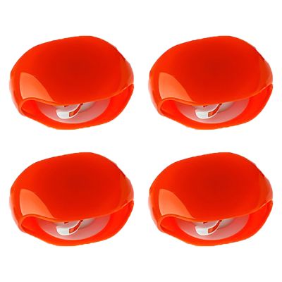 Automatic cord reel, Retractable Recovery Cord Reel Wire Collection Organizer, for USB Cables, Headphone Cable, Data Charging Cable Tangle (4*Orange)