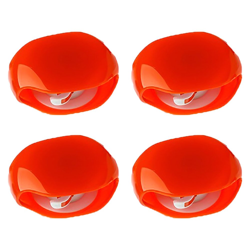 Automatic cord reel, Retractable Recovery Cord Reel Wire Collection Organizer, for USB Cables, Headphone Cable, Data Charging Cable Tangle (4*Orange)