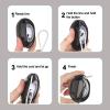 Automatic cord reel, Retractable Recovery Cord Reel Wire Collection Organizer, for USB Cables, Headphone Cable, Data Charging Cable Tangle (4*Orange) view 4