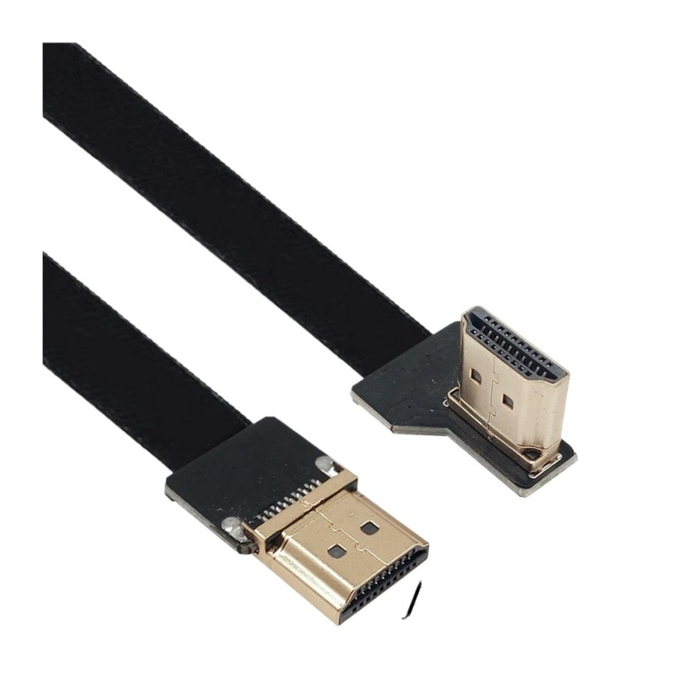 Seodon Aerial PTZ FPV Ultra Thin HDMI Upbend Soft Cable M1ni M1ni HDMI Elbow Soft Cable - A Model(1M,A1-A6)