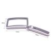 MVUYO Handheld Charging Foldable Power Display LED Light Reading Newspaper Magnifying Glass(D) view 2