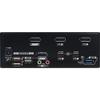Rextron Hybrid KVM Switch for 2 Computers 2 Monitors with Displayport 1.2 & USB-C, Up to 8K@60Hz Resolution, USB 3.2 Gen, Auto EDID, Support HDCP 2.2/1.4, 20V PD Charging, CAHBP-P3122-13 view 2