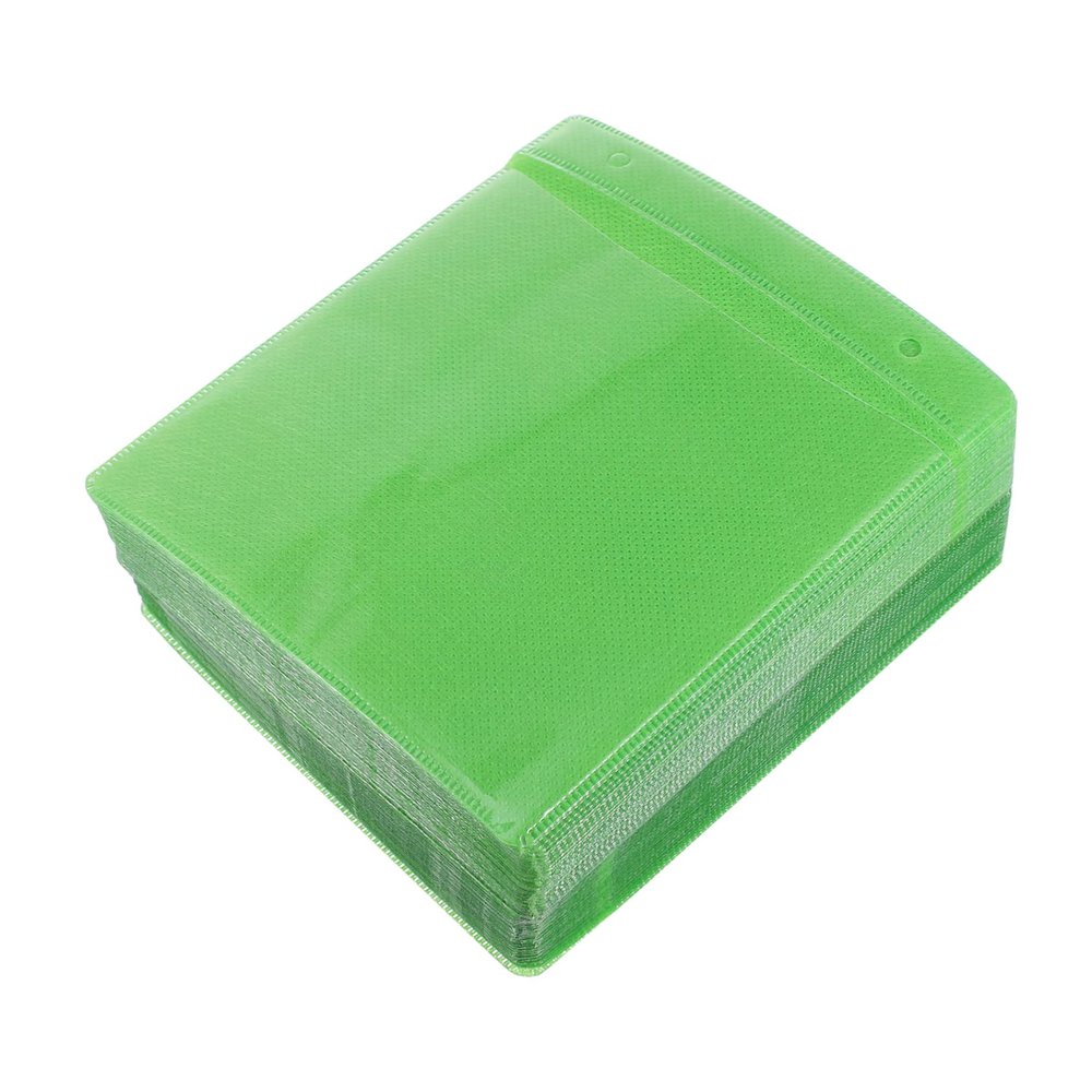 Operitacx 200Pcs CD Plastic Sleeve DVD Storage Organizer Durable Material Lightweight and Portable for Travel Car and Home Use