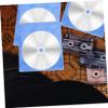 Operitacx 200Pcs CD Plastic Sleeve DVD Storage Organizer Durable Material Lightweight and Portable for Travel Car and Home Use view 2