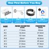 MagLoop Smart Ring Health Tracker for Men/Women,Fitness Ring Sleep Tracker with LED Display Sreeen,Fast Charging,Health and Sleep Monitoring,Motion Tracking,Female Cycle,Waterproof(Silver,9) view 2