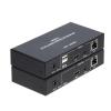 HD KVM Network Cable 200M TCP/IP Extender, CAT5E/6 Network Cable 1080P HDMI/DVI Transmission Plug and Play TCP/IP Cross-Device Control Supports One-to-One and One-to-Many view 1
