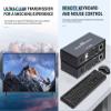 HD KVM Network Cable 200M TCP/IP Extender, CAT5E/6 Network Cable 1080P HDMI/DVI Transmission Plug and Play TCP/IP Cross-Device Control Supports One-to-One and One-to-Many view 3