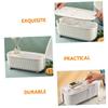 BESTOYARD Power Line Organizer Box White Cable Management Storage for Home Office Travel Sturdy Plastic User-Friendly Design Wire Storage Solution for Socket Charging Cables view 3