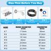 MagLoop Smart Ring Health Tracker for Men/Women,Fitness Ring Sleep Tracker with LED Display Sreeen,Fast Charging,Health and Sleep Monitoring,Motion Tracking,Female Cycle,Waterproof(Black,10) view 2
