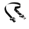 Seodon Extension Cable, Mobile Data Cable, 90 Degree Elbow USB Interface Extension Cable(10CM,V8RI-V8F) view 1