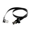 Seodon Extension Cable, Mobile Data Cable, 90 Degree Elbow USB Interface Extension Cable(10CM,V8RI-V8F) view 2