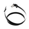 Seodon Extension Cable, Mobile Data Cable, 90 Degree Elbow USB Interface Extension Cable(10CM,V8RI-V8F) view 3