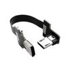 Seodon Extension Cable, Mobile Data Cable, 90 Degree Elbow USB Interface Extension Cable(10CM,V8RI-V8F) view 4