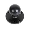 Xik 1.5 Ball Mount Base with Aluminum Alloy AMPS Hole Round Plate, 1.5-inch Ball Base with Fish Finder Mount, Marine GPS AccessoriesCompatible with RAM Mounts C Size 1.5 Ball Double Socket Arm view 1