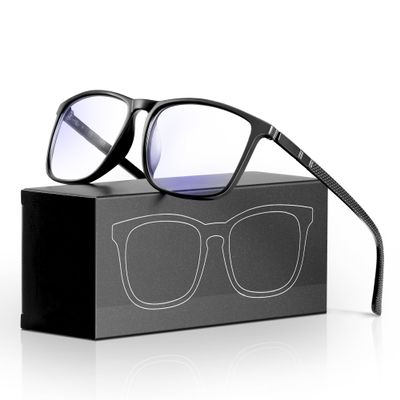 YDAOWKN Blue Light Blocking Glasses Men Computer Gaming Glasses Lightweight Anti Eyestrain Eye Protection