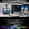 YDAOWKN Blue Light Blocking Glasses Men Computer Gaming Glasses Lightweight Anti Eyestrain Eye Protection view 3