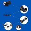 Telescope for Adults Kids Beginners, 70mm Aperture 400mm Astronomical Refractor Telescope with Smartphone Adapter and Tr view 4