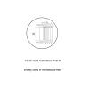 1pc Optical Glass C1 - C7 Microscope Eyepiece Reticle Cross Line Ocular Graticula Micrometer Grid Calibration Slide for Measurement(C6) view 3