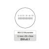 1pc Optical Glass C1 - C7 Microscope Eyepiece Reticle Cross Line Ocular Graticula Micrometer Grid Calibration Slide for Measurement(C6) view 4