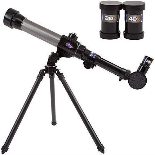 Refractor Astronomy Telescope, Portable Telescope with Tripod Eyepieces Compass Star Finder Lens Astronomy Stargazing to