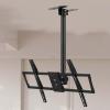 Adjustable Ceiling TV Mount Bracket - Tv Wall Mount, TV Mount for Ceiling, Height Adjustable Telescopic TV Stand for 45-80 Inch TVs, Ceiling Mounting Max 600x400mm1 2m view 1
