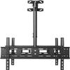 Multifunction Double Screen Ceiling TV Mount, Adjustable Tilt Swivel TV Bracket, Fits Most 32-60inch LED Screen Display TV Mount TV Stand view 1