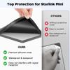 Starlink Mini Protective Case Silicone Cover, Liquid Silicone Case for Starlink Mini Satellite Dish, Waterproof Starlink Accessories Full Cover Shell with Anti-Scratch Protection (Black) view 2
