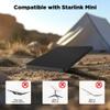 Starlink Mini Protective Case Silicone Cover, Liquid Silicone Case for Starlink Mini Satellite Dish, Waterproof Starlink Accessories Full Cover Shell with Anti-Scratch Protection (Black) view 3