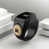 HSTNBVEO Smart Tasbih Zikr Ring,20mm (10) Muslim Digital Azan Alarm Clock,APP Support Digital Counter Prayer Reminder Rings, Waterproof 4 Digit Finger Counter zikr Ring for Muslims view 1