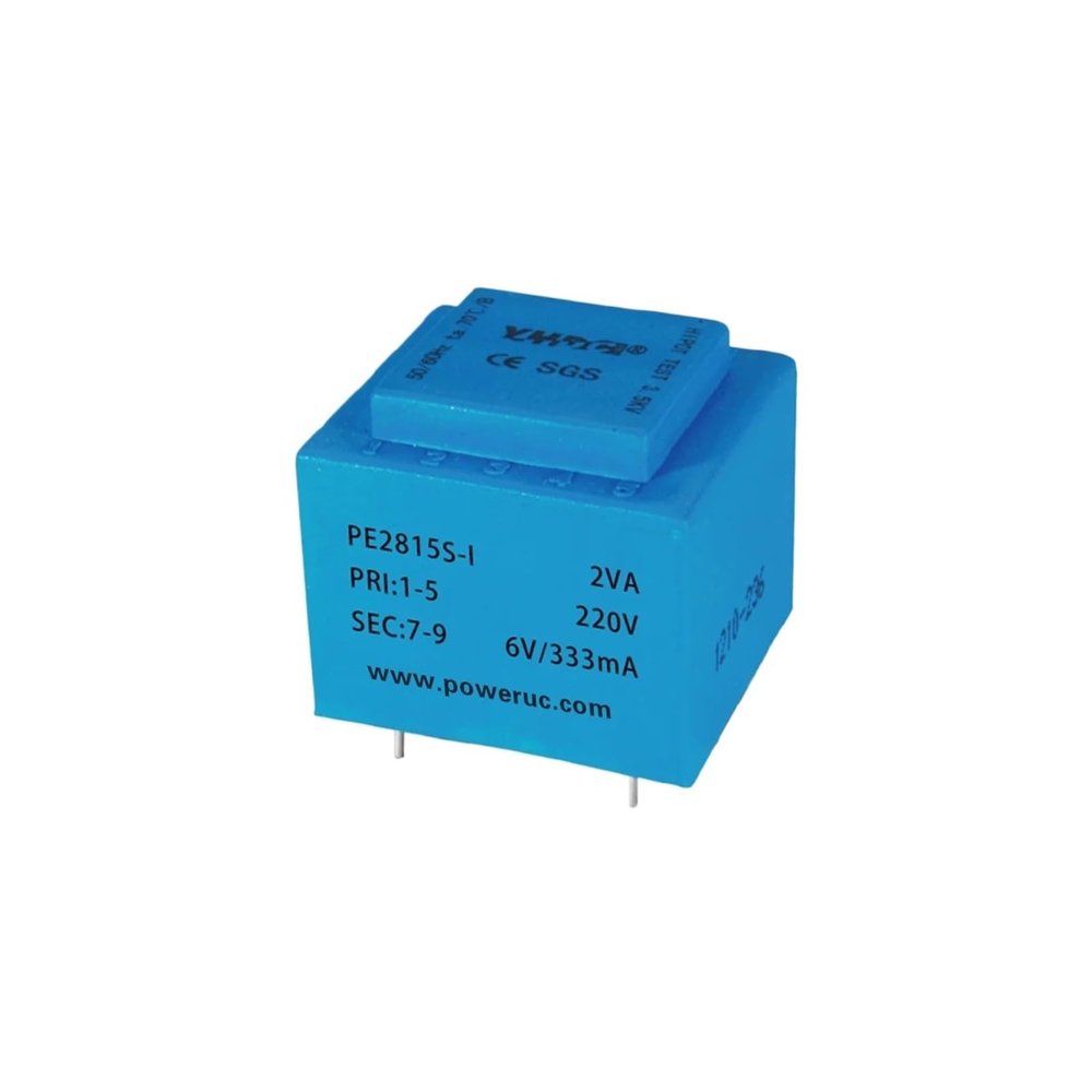 PE2815S-I Power 2VA 110V/6V/7.5V/9V/12V/15V/18V/24V Expory Resign Encapsulated Safety Isolating Transformer(2VA 110V 9V)