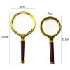 MVUYO Portable Handheld Magnifying Glass Handle Magnifier Eye(7cm) view 3