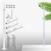 JYDQM Split Post with Brackets, Rebar Cage, Screws, Parking Lots Yard Solar Street Light Post, 20' 18' 16' 15' 13' 11' 10' 8', Outdoor Surveillance Security Camera Pole Set(6.5ft (2 Sections) H) view 1