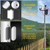 JYDQM Split Post with Brackets, Rebar Cage, Screws, Parking Lots Yard Solar Street Light Post, 20' 18' 16' 15' 13' 11' 10' 8', Outdoor Surveillance Security Camera Pole Set(6.5ft (2 Sections) H) view 4