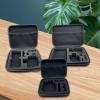 KEIYANA Travel Storage Bag for Sports Cameras Pouches Featuring Durability Canvas Fabric and Secure Zippers Closures view 3