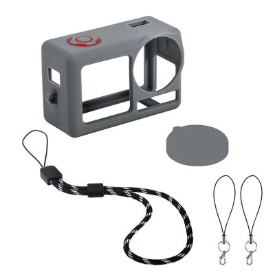 Durability Silicone Covers for Action 5pro Camera Lens Guard Shockproof Camera Covers Oil Stain Resistant Skin Case