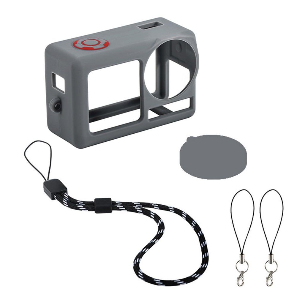 Durability Silicone Covers for Action 5pro Camera Lens Guard Shockproof Camera Covers Oil Stain Resistant Skin Case