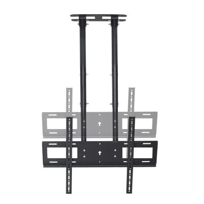 Adjustable Ceiling TV Mount Bracket,2 Post Single Screen TV Mount,Tilt TV Mount for 50-100 Inch TVs,Ceiling Mount,VESA Max 600x400mm,114,159CM